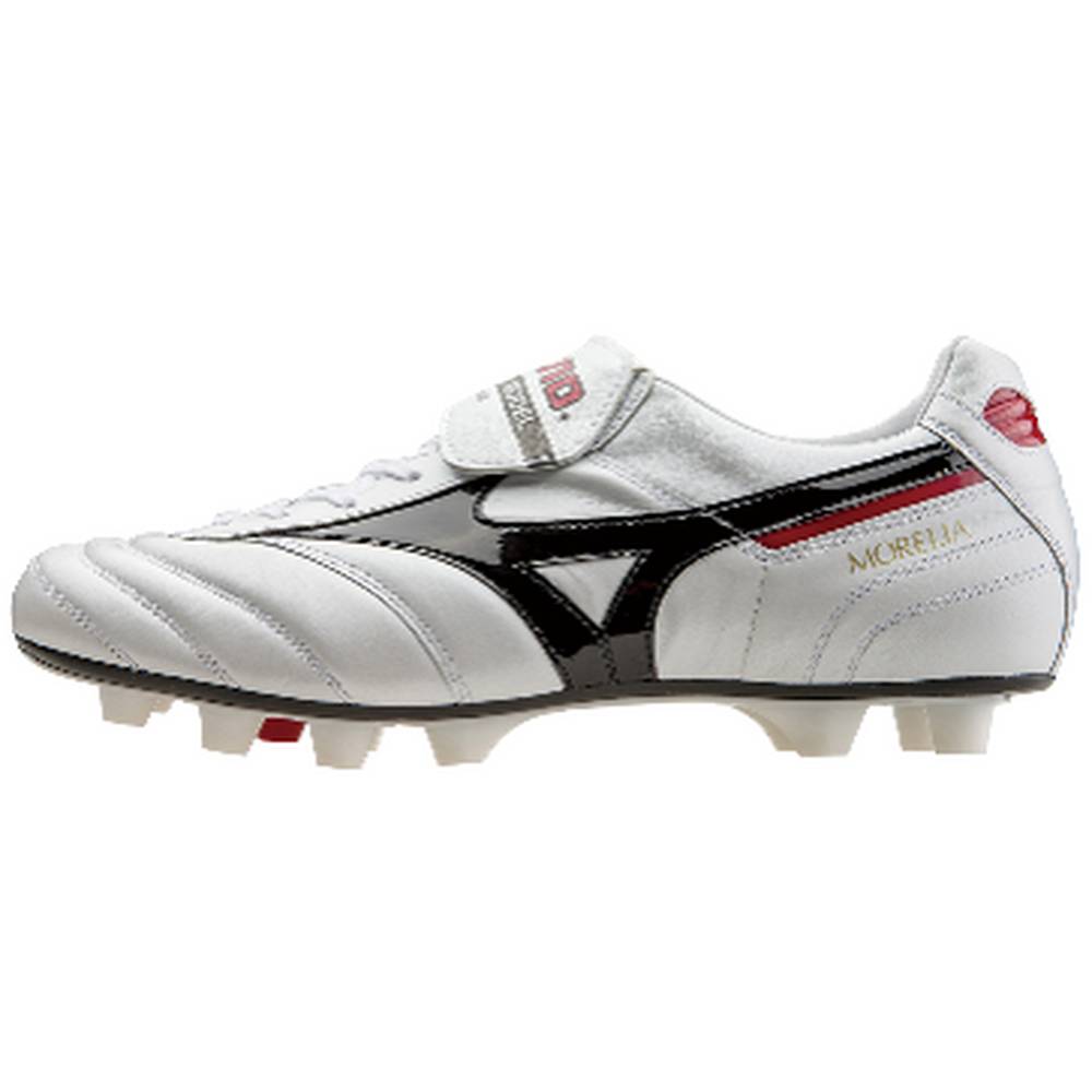 Mens Mizuno Morelia II Made in Japan Soccer Cleats White/Black Philippines (FLUZHS374)